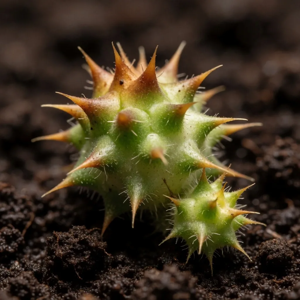 Tribulus terrestris plant detail